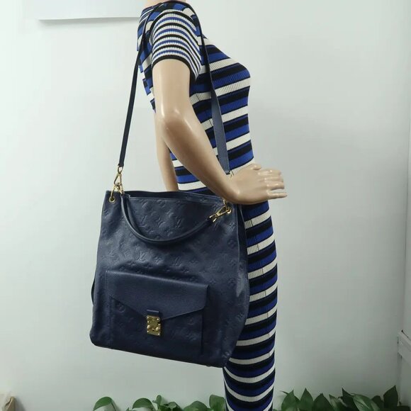 Louis Vuitton Metis Navy Monogram Leather Satchel 1370-032225 - Picture 12 of 12